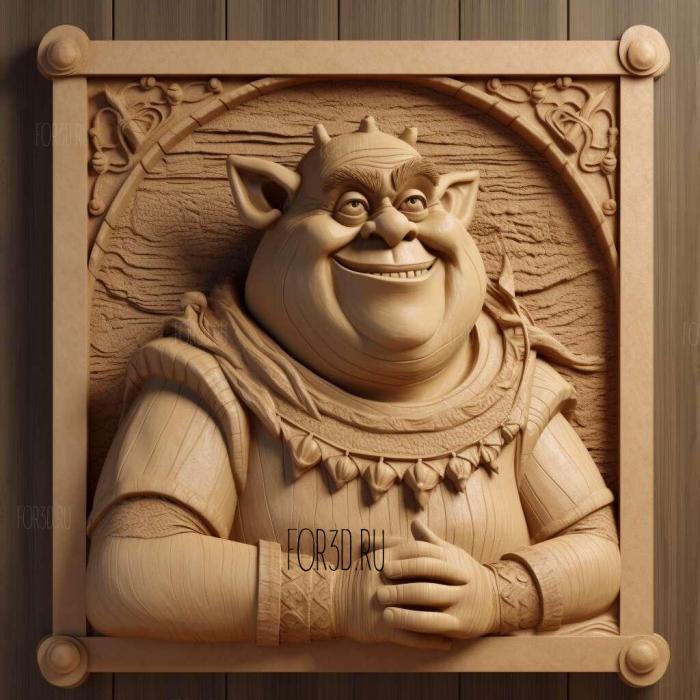 Shrek 2 movie 1 3d stl модель для ЧПУ